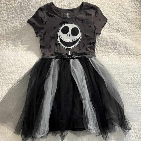 Disney Nightmare Before Christmas Jack Skellington Girls Cosplay Dress - Picture 1 of 3